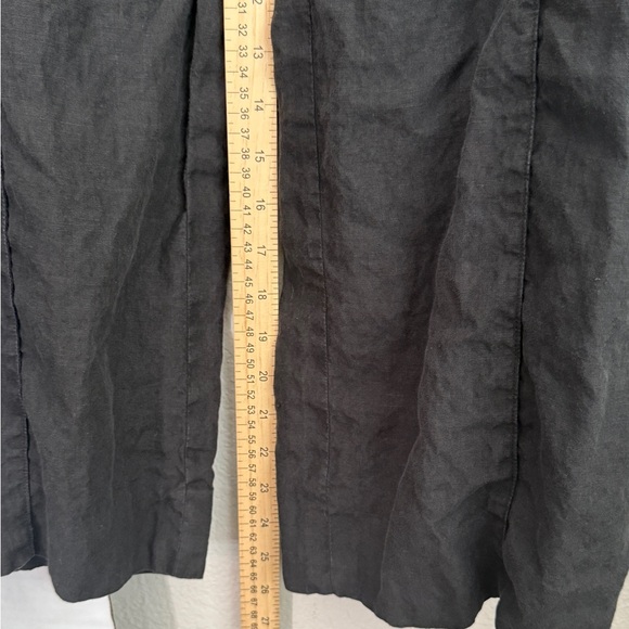 Georgio Armani Black 100% Linen Pants - Picture 5 of 10